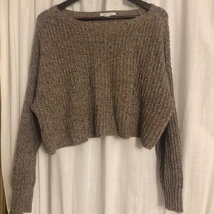 oversized crop knit
